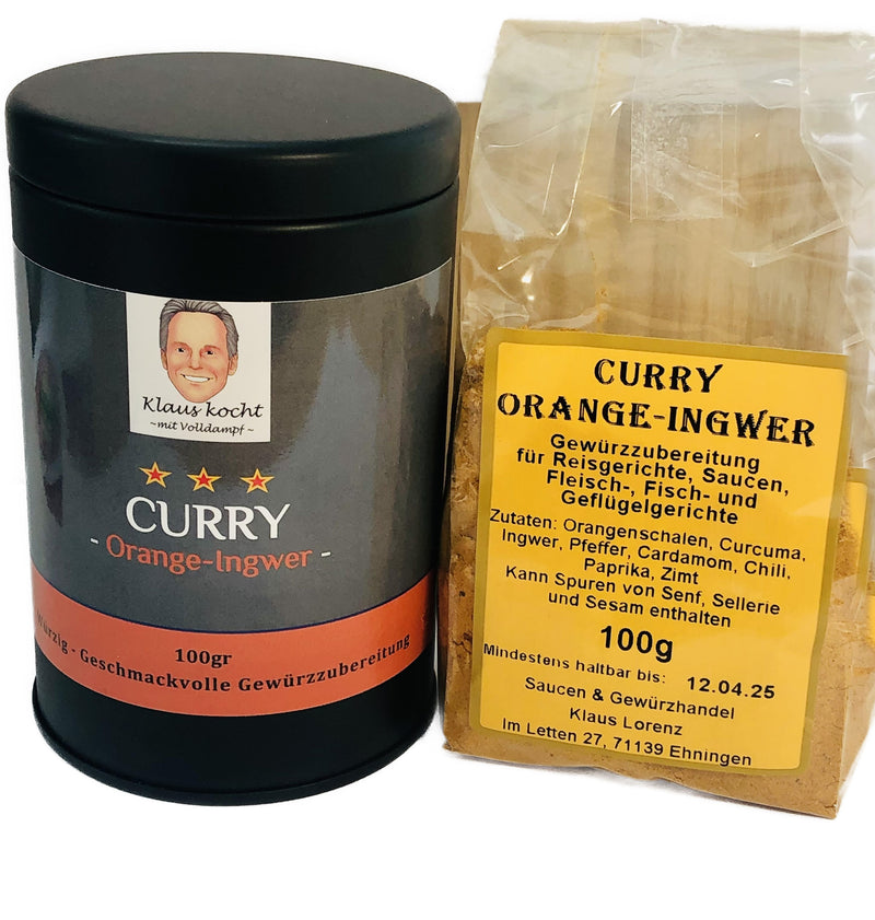 Curry Orange Ingwer - von Klaus kocht 100gr