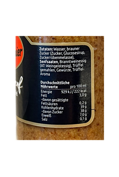 Händlmaier bayerischer süßer Senf mit Trüffel 200ml