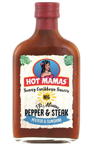 HOT MAMAS No. 6 St. Martins Pepper & Steak 195ml - Grillbilliger