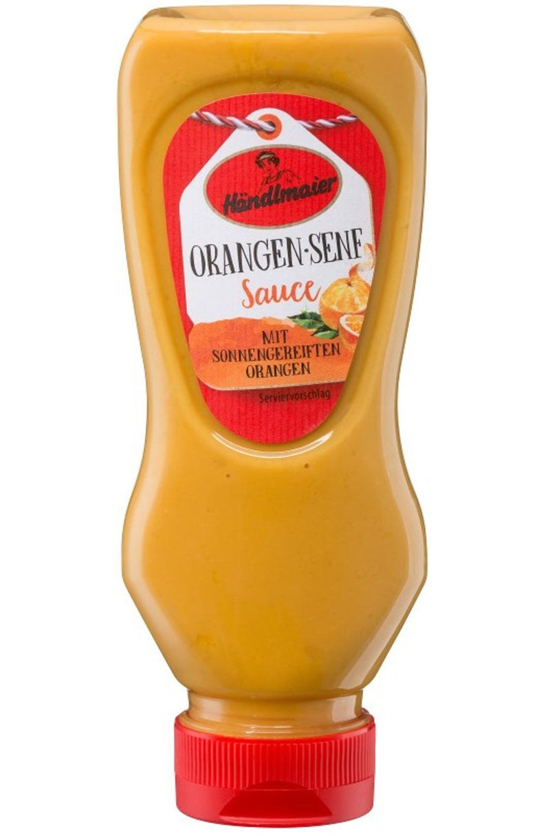 Orangen-Senf Sauce von Händlmaier 225ml in der Squeezeflasche - Grillbilliger